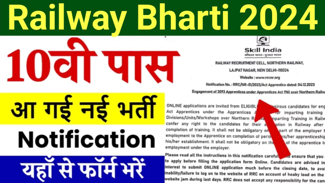 Railway vacancy 2024